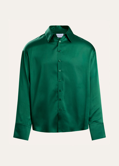 Button Up Shirt in Silk